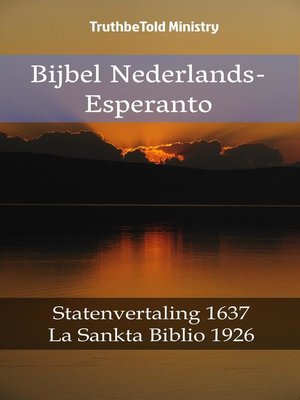 cover image of Bijbel Nederlands-Esperanto